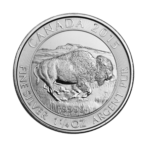 1.25 oz Canadian Silver Buffalo Coin (Random Year)